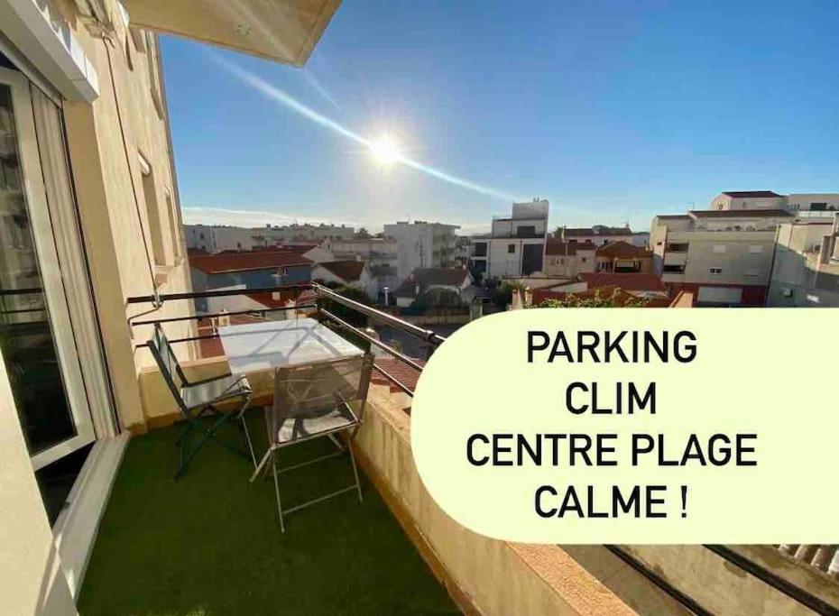 Appart T2 Calme - Centre De Canet - Parking - Clim Екстериор снимка